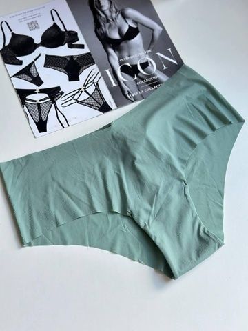 Трусики-чики женские бесшовные PINK Victoria's Secret зеленые 06l-mz9-1ce фото