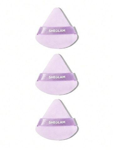 Мягкий спонж для нанесения пудры сиреневый Sheglam Insta-Ready Powder Puff (3 шт) 237-ii4 фото