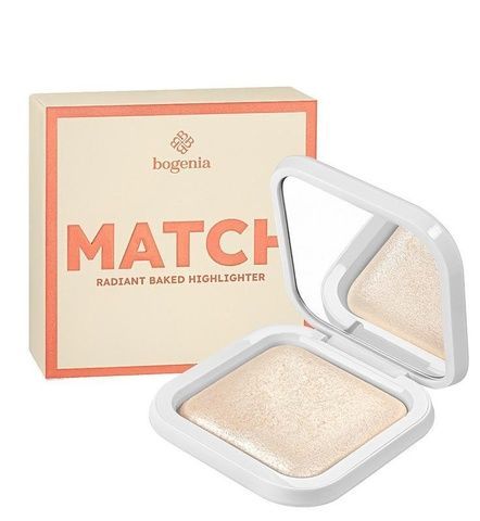 Запеченный хайлайтер тон 001 MATCH Radiant Baked Highlighter Bogenia BG671 920-b7i фото