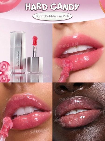 Блиск для губ Sheglam Glass Lock Air Gloss (617 Hard Candy) 3,4 мл 36b-919 фото