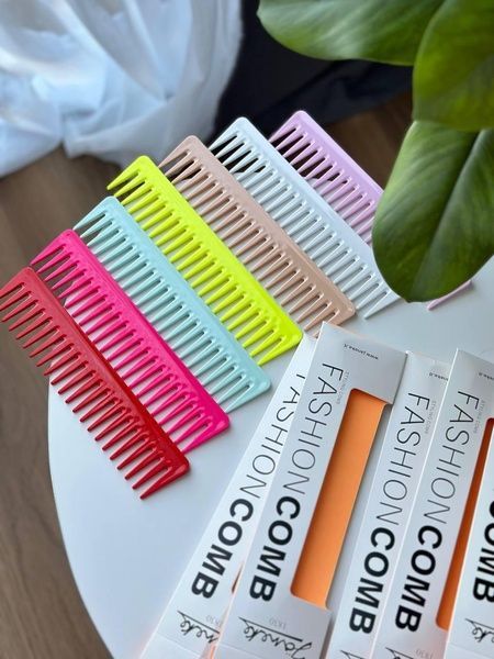Гребінець для волосся Janeke Fashion Comb Жовтий неон oz6-u5r-bkv фото