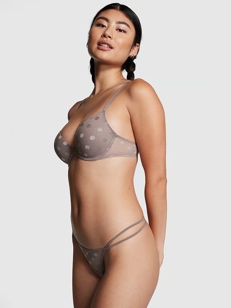 Бюстгальтер c пуш-ап PINK Victoria's Secret Wear Everywhere Push-Up Bra капучино 8ae-bsc-h0j фото
