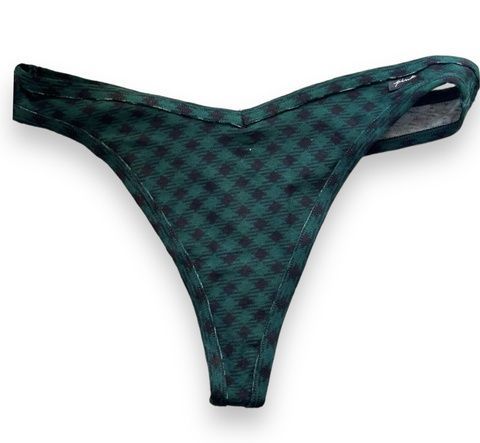 Трусики-стринги женские PINK Victoria's Secret зеленые 800-555 фото