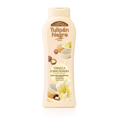 Гель для душа TULIPAN NEGRO Vanilla & Macadamia - Ваниль и макадамия, 650 мл ac7-311 фото