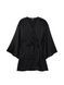 Халат сатиновый черный Victoria's Secret Satin Short Robe m0t-xcm-sb2 фото 3