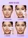 Мягкий спонж для нанесения пудры сиреневый Sheglam Insta-Ready Powder Puff (3 шт) 237-ii4 фото 5