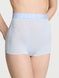 Трусики-шорти жіночі бавовняні Victoria's Secret Exploded Logo Cotton High-Waist Boyshort Panty блакитні  820-lov-099 фото