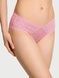 Трусики-чики женские кружевные Victoria's Secret Daisy Lace Cheeky Panty розовые etf-2up-2x0 фото 1