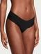 Трусики-стрінги жіночі безшовні Victoria's Secret PINK No-Show Soft Lace Thong чорні yw7-kab-6ok фото 2