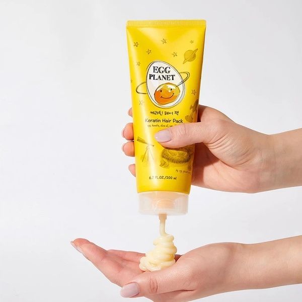 Кератинова маска для пошкодженого волосся Daeng Gi Meo Ri Egg Planet Keratin Hair Pack, 200 мл 294-808 фото