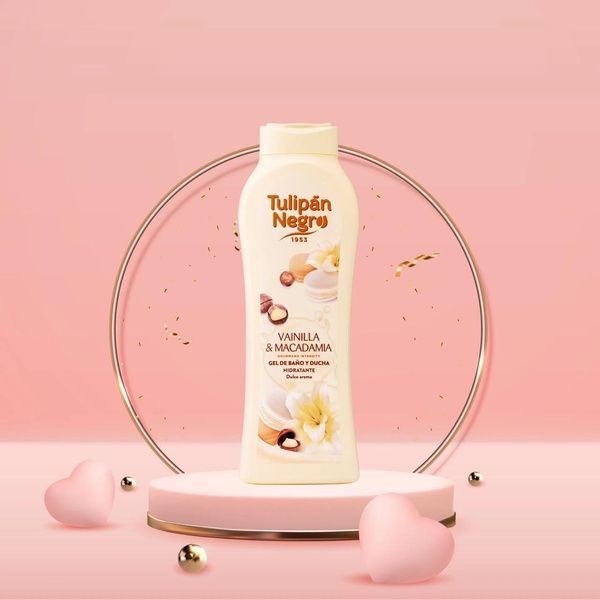 Гель для душа TULIPAN NEGRO Vanilla & Macadamia - Ваниль и макадамия, 650 мл ac7-311 фото