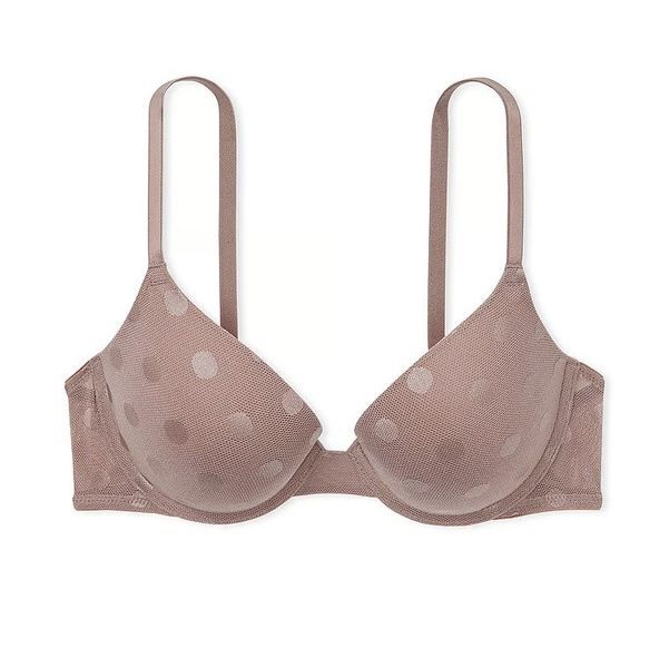 Бюстгальтер c пуш-ап PINK Victoria's Secret Wear Everywhere Push-Up Bra капучино 8ae-bsc-h0j фото