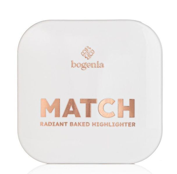 Запеченный хайлайтер тон 001 MATCH Radiant Baked Highlighter Bogenia BG671 920-b7i фото