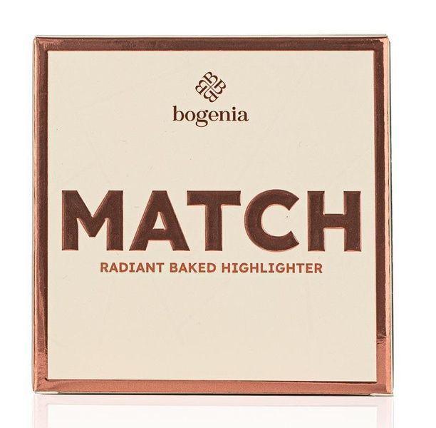 Запеченный хайлайтер тон 001 MATCH Radiant Baked Highlighter Bogenia BG671 920-b7i фото
