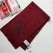 Шарф бордовый Calvin Klein Embroidered Monogram Logo Scarf c7c-308 фото 1