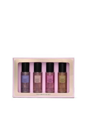 Подарочный набор классических мини-мистов с шимером (4 шт) Victoria's Secret Most Loved Shimmer Mists Gift Set 25165198 фото