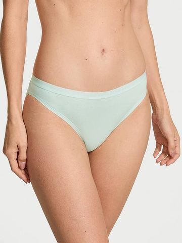Трусики-бікіні жіночі бавовняні Victoria's Secret Stretch Cotton Bikini Panty зелені rcy-pdo-hus фото
