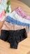 Трусики-чики женские кружевные Victoria's Secret Lace- Cheeky Panty синие  32z-3ja-6b6 фото 3