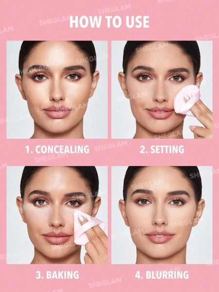Пудра матуюча подвійна Sheglam Insta-Ready Face & Under Eye Setting Powder Duo-Bubblegum 0ca-015 фото