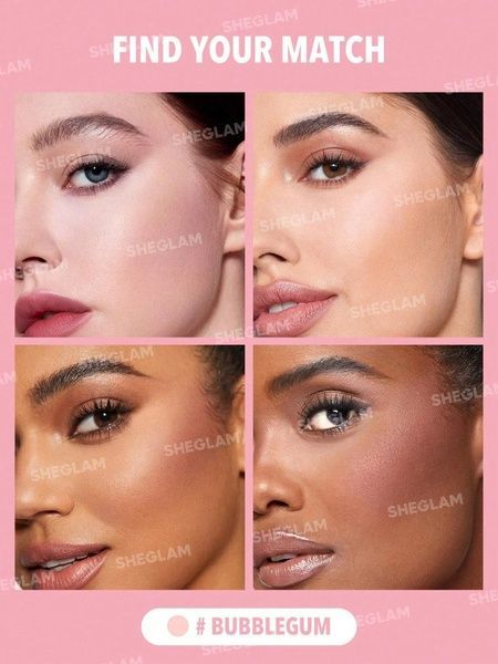 Пудра матуюча подвійна Sheglam Insta-Ready Face & Under Eye Setting Powder Duo-Bubblegum 0ca-015 фото