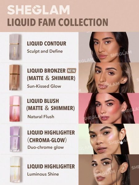 Жидкий кремовый контуринг, скульптор Sheglam Sun Sculpt Liquid Contour, 5.2 мл Stone b8-c2c фото