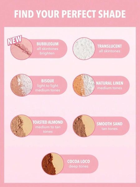 Пудра матуюча подвійна Sheglam Insta-Ready Face & Under Eye Setting Powder Duo-Bubblegum 0ca-015 фото