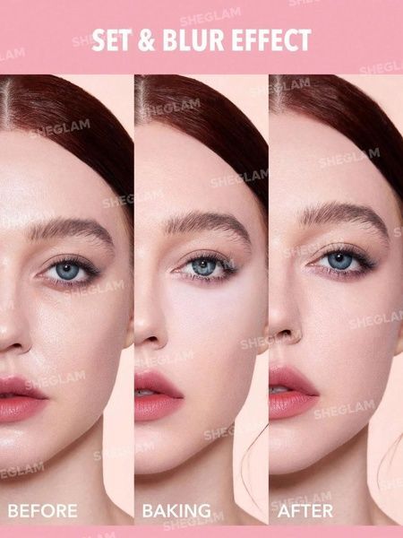 Пудра матуюча подвійна Sheglam Insta-Ready Face & Under Eye Setting Powder Duo-Bubblegum 0ca-015 фото