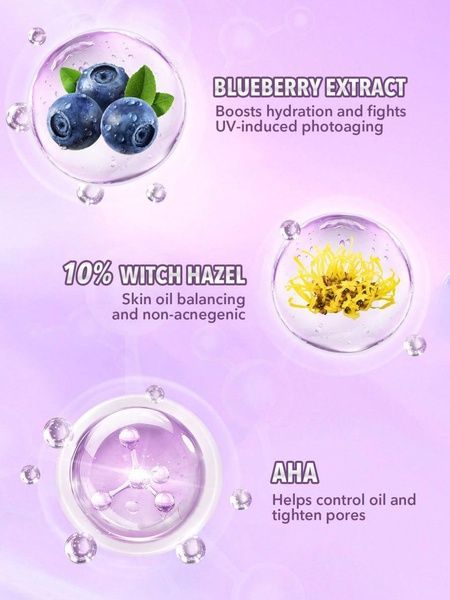 Праймер для лица увлажняющий с черникой + AHA Sheglam Good Grip Hydrating Primer-Blueberry 8i2-0cb фото
