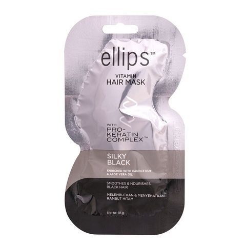 Маска для волос Шелковая ночь Ellips Vitamin Hair Mask Silky Black, 18 г 1i3-419 фото