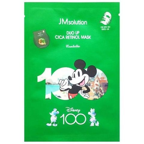 Тканевая маска для лица с ретинолом и цинтелой JMsolution Duo Up Cica Retinol Mask Disney, 30 мл a05-232 фото
