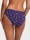 Трусики-бикини женские хлопковые Victoria's Secret Stretch Cotton Bikini Panty синие  nyk-zqz-v5r фото 2