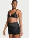 Пижама бралет+шорты черная Victoria's Secret Jaguar Satin Triangle Bralette & Boxer Shorts Set o5w-hcz-zpn фото 1