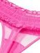 Трусики-стрінги жіночі мереживні Victoria's Secret Smocked Mesh Thong Panty рожеві mzv-m6x-oj0 фото 3