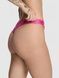 Трусики-стринги жіночі бавовняні PINK Victoria's Secret Logo Cotton High-Leg Thong рожеві z5o-iwu-w0w фото 2