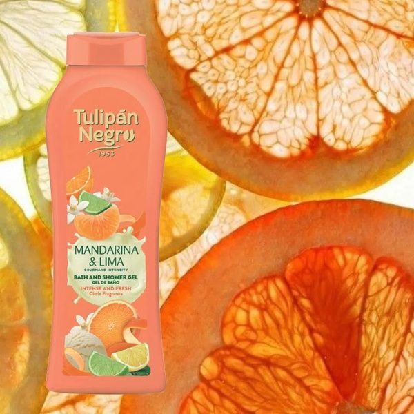 Гель для душа TULIPAN NEGRO Мандарин и лайм 650 мл 1c0-378 фото