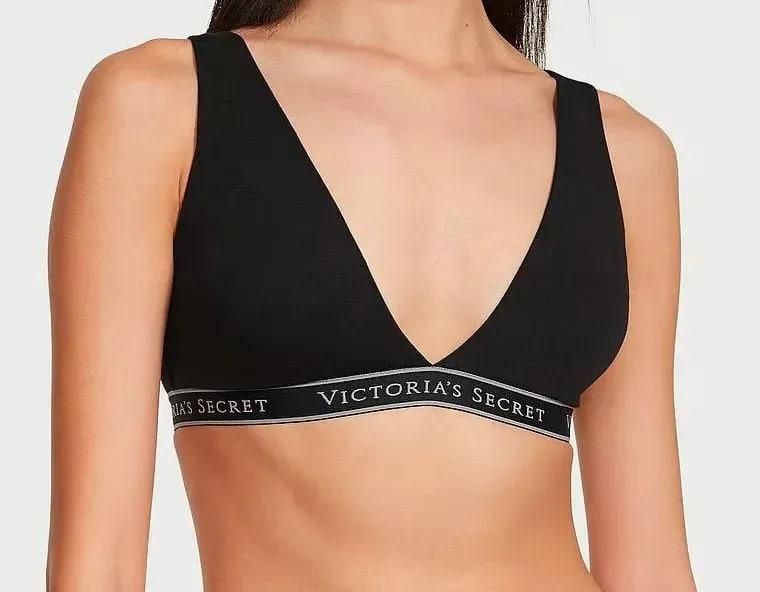 Бралет Victoria's Secret Cotton Wireless Lounge Bra черный wqb-7mc-tdr фото