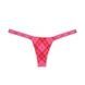 Трусики-стрінги жіночі бавовняні PINK Victoria's Secret Logo Cotton Shine Micro Thong Panty рожеві 9o8-8wl-nlx фото 3