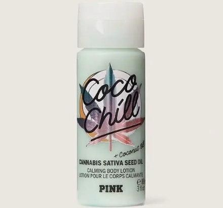 Мини-лосьон Coco Chill для тела с маслом семян каннабиса и кокосовым маслом PINK Victorias Secret, 88 мл 38i-4ac фото