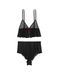 Піжама шорти + топ чорна Victoria's Secret Jingle Bells Mesh Cami Set sn7-mal-1y3 фото 2