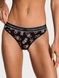 Трусики-стринги женские хлопковые Victoria's Secret Stretch Cotton Bikini Panty черные cx6-egd-5ie фото 1