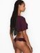 Трусики-стринги женские люксовые Victoria's Secret бордовые b5t-cyn-atk фото 3
