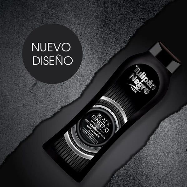 Гель для душа мужской TULIPAN NEGRO Черный женьшень 650 мл a8c-796 фото