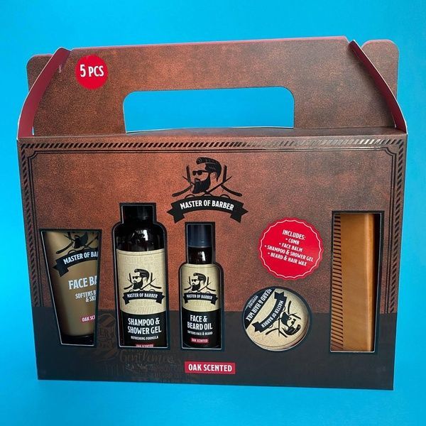 Набор мужской по уходу за бородой Master of Barber Oak Scented c60-455 фото