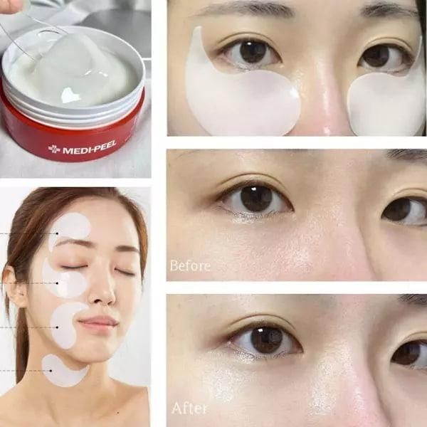 Патчи для кожи вокруг глаз омолаживающие Medi-Peel Red Lacto Collagen Eye Patch с коллагеном, 60 шт 31c-i2i фото