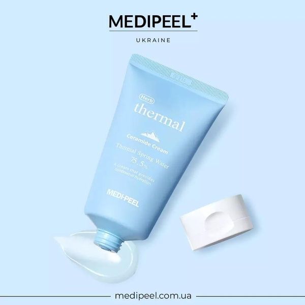 Крем зволожувальний із керамідами та термальною водою Medi-Peel Herb Thermal Ceramide Cream, 120 мл 18c-399 фото