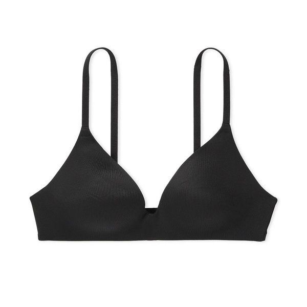 Бюстгальтер без пуш-ап Victoria's Secret Lightly-Lined Wireless Bra черный v7z-57v-h45 фото