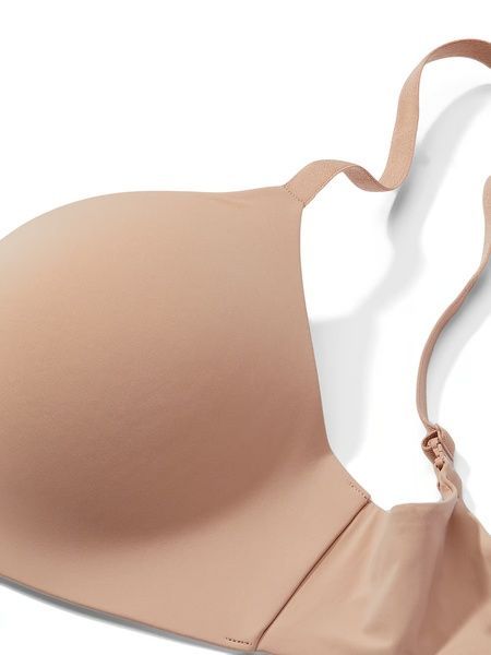 Бюстгальтер без пуш-ап Victoria's Secret Lightly-Lined Wireless Bra бежевый snc-h2b-8bi фото