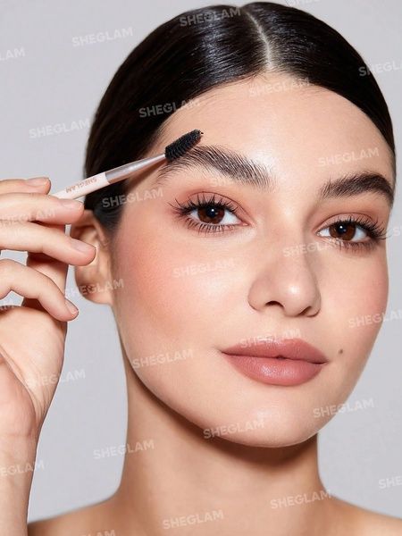 Фиксирующий гель для бровей + щеточка Sheglam Set Me Up Brow Hold-Crystal Clear 5i5-581 фото