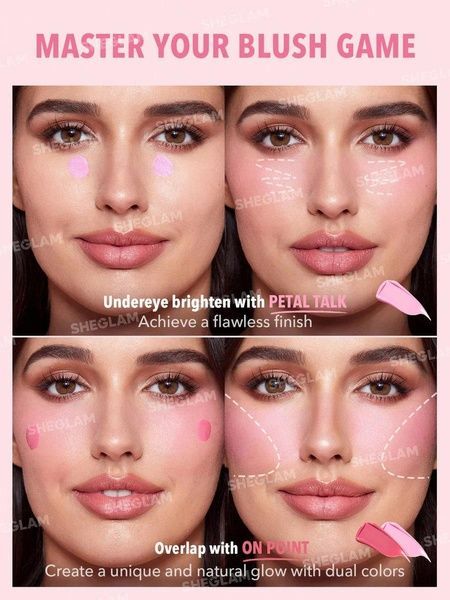 Жидкие румяна Sheglam Color Bloom Liquid Blush-Petal Talk 245-8a5 фото