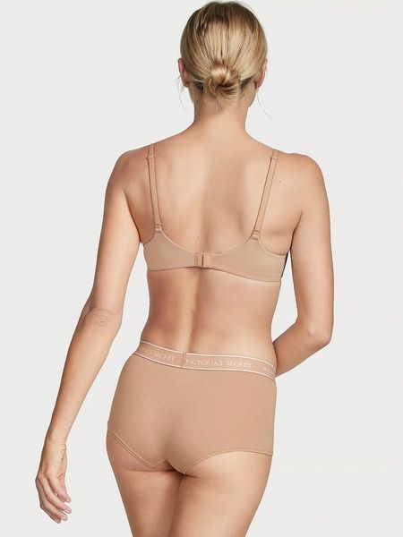 Бюстгальтер без пуш-ап Victoria's Secret Lightly-Lined Wireless Bra бежевый snc-h2b-8bi фото